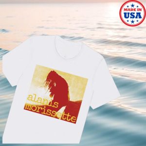 kenny Official Alanis Morissette Shop Merch Alanis Yellow Silhouette White Shirtss