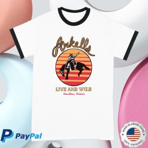 kenny Official Arkells Music Merch Shop Store Live And Wild Ringer Shirt