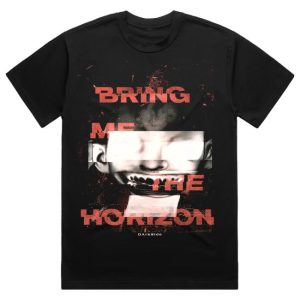 kenny Official Bring The Horizon Darkside Glitch Black Shirt