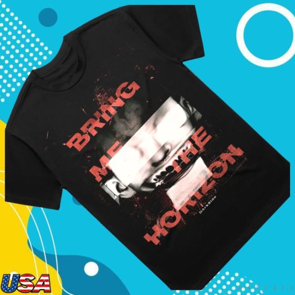 kenny Official Bring The Horizon Darkside Glitch Black Shirts