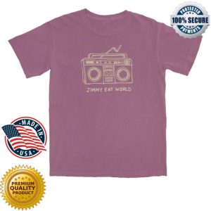 kenny Official Jimmy Eat World Boombox Shirt kenny Official Jimmy Eat World Boombox Shirt