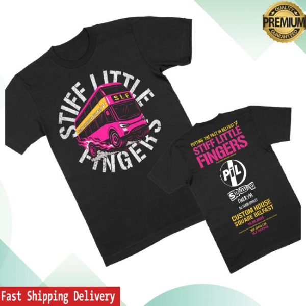 kenny Official Stiff Little Fingers Merch Shop Putting The Fast In Belfast 2025 Event Shirts