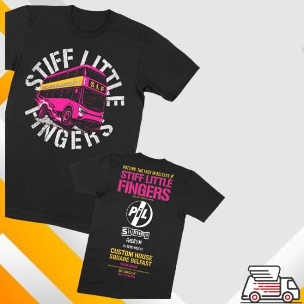 kenny Official Stiff Little Fingers Merch Shop Putting The Fast In Belfast 2025 Event Shirtsss
