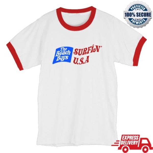 kenny Official The Beach Boys Surfin Usa Ringer Shirt