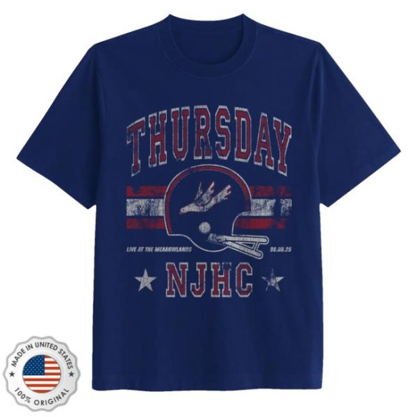 kenny Official Thursday Merch Shop Store Live At The Meadowlands Njhc Retro Shirt
