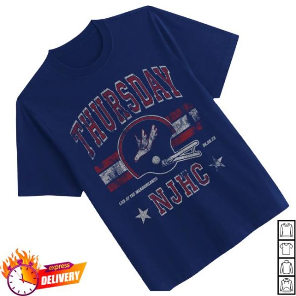 kenny Official Thursday Merch Shop Store Live At The Meadowlands Njhc Retro Shirts