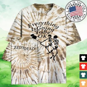 kenny Official Zeds Dead Everything Is Ok Tie Dye Shirt kenny Official Zeds Dead Everything Is Ok Tie Dye Shirt