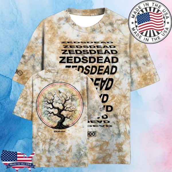 kenny Official Zeds Dead Merch Shop Store Dream Tree Tie Dye Shirt