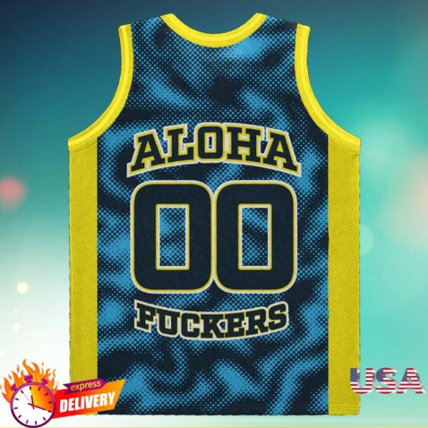 kenny Pepper Merch Aloha Fuckers Blue Jersey0