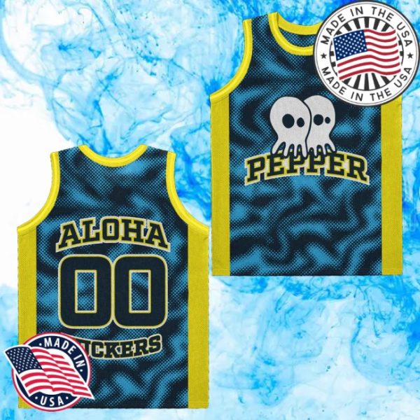 kenny Pepper Merch Aloha Fuckers Blue Jersey1