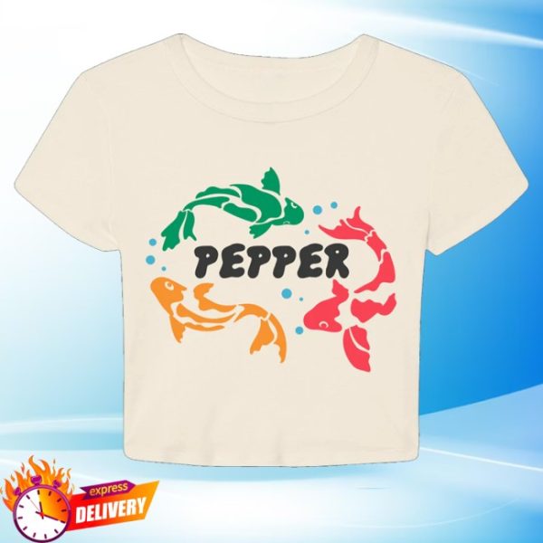 kenny Pepper Merch Coi Fish Crop Top