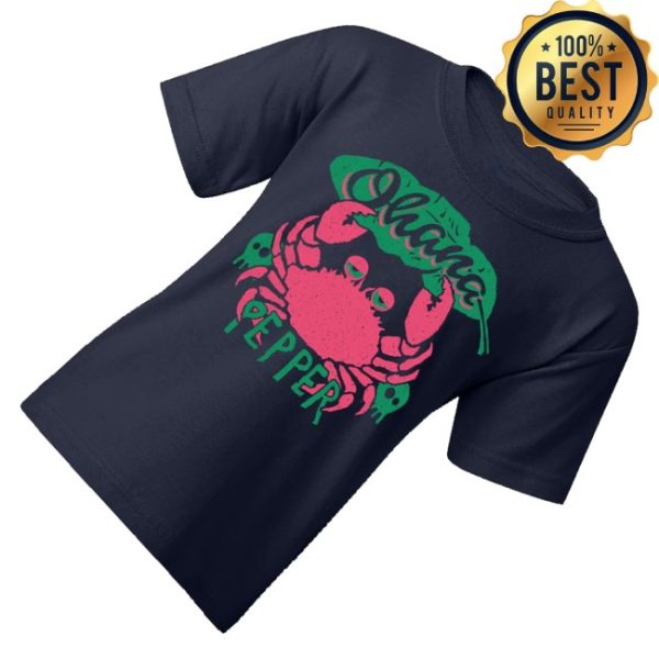 kenny Pepper Merch Ohana Crab Navy Kids Tee0