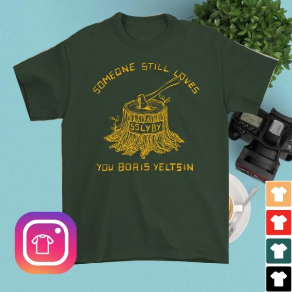kenny Polyvinyl Records Merch Store Someone Still Loves You Boris Yeltsin Stumpy Shirt