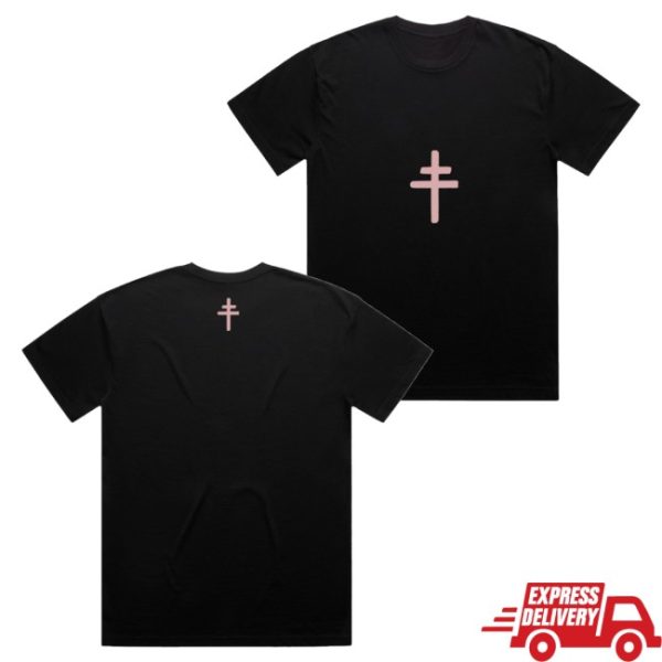 kenny President Merch Dusty Pink Icon Tee Black1
