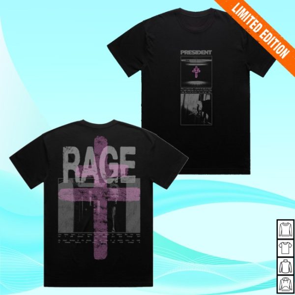 kenny President Merch Rage Tee Black1