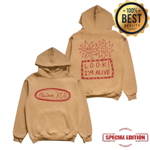 kenny Quinn Xcii Merch Store Look Im Alive Hoodie