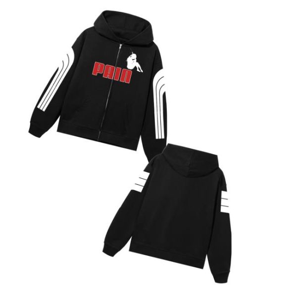 kenny Revenge Merch Forever Faster Zip Black Redv