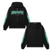 kenny Revenge Merch Percocet Zip Black Green