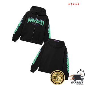 kenny Revenge Merch Percocet Zip Black Greenc kenny Revenge Merch Percocet Zip Black Greenc