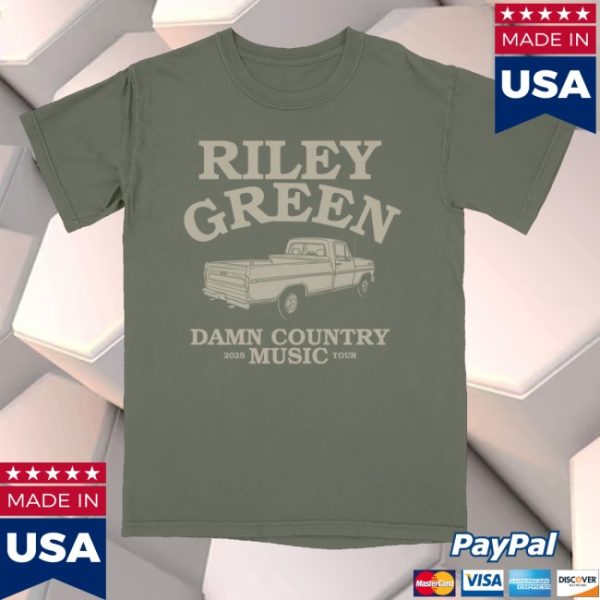 kenny Riley Green Merch Store Dcm Tour Tee