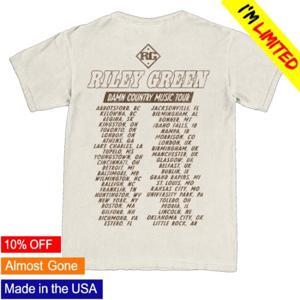 kenny Riley Green Merch Store Photo Damn Country Music Tour Shirts