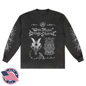 kenny Run For Cover Records Merch Wicca Phase Springs Eternal Silver Angel Long Sleeve Shirt kenny Run For Cover Records Merch Wicca Phase Springs Eternal Silver Angel Long Sleeve Shirt