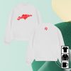 kenny Selena Gomez Merch Store Selenator White Heart Crewneckcx