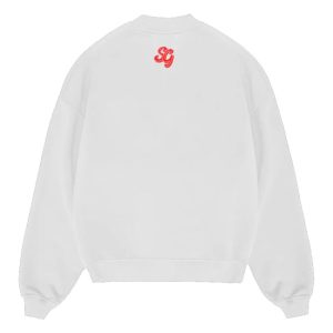 kenny Selena Gomez Merch Store Selenator White Heart Crewneckx