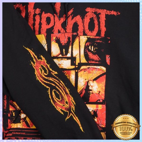 kenny Slipknot Merch 9 Square Pullover Hoodie Black0