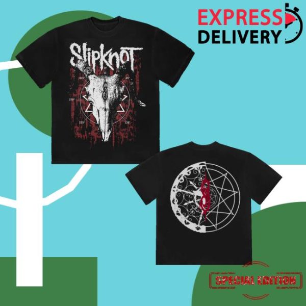 kenny Slipknot Merch Black Goat T Shirt