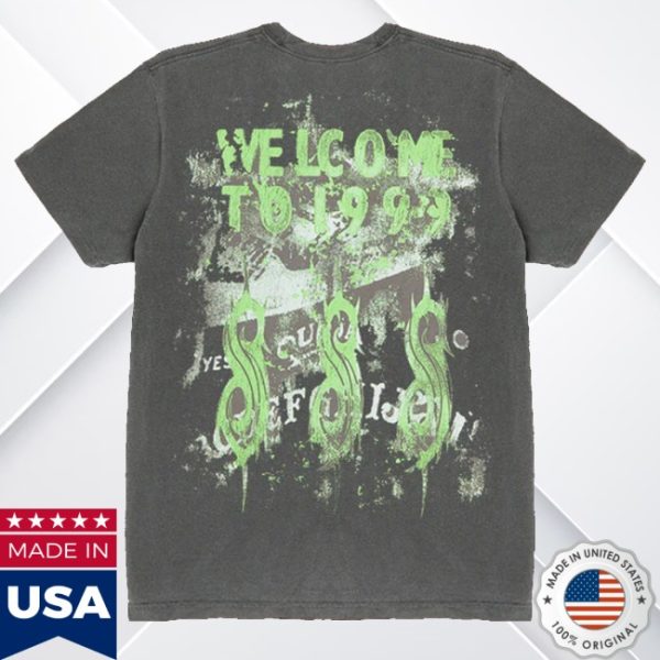 kenny Slipknot Merch Welcome To 1999 Grey T Shirt1