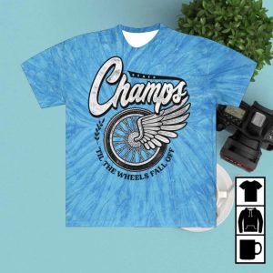 kenny Statechamps Merch Wheels Tie Dye Tee