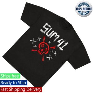 kenny Sum 41 Store Merch Sketch Logo Skull Tee Black1 kenny Sum 41 Store Merch Sketch Logo Skull Tee Black1