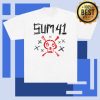 kenny Sum 41 Store Merch Sketch Logo Skull Tee White