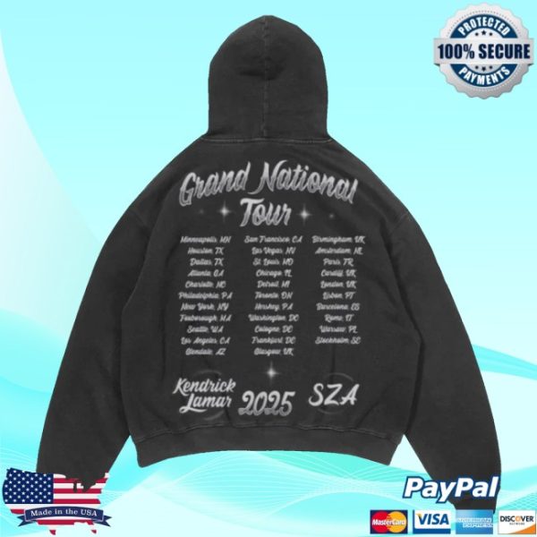 kenny Sza Sos Merch Gnt Gloria Bug Tour Hoodie1
