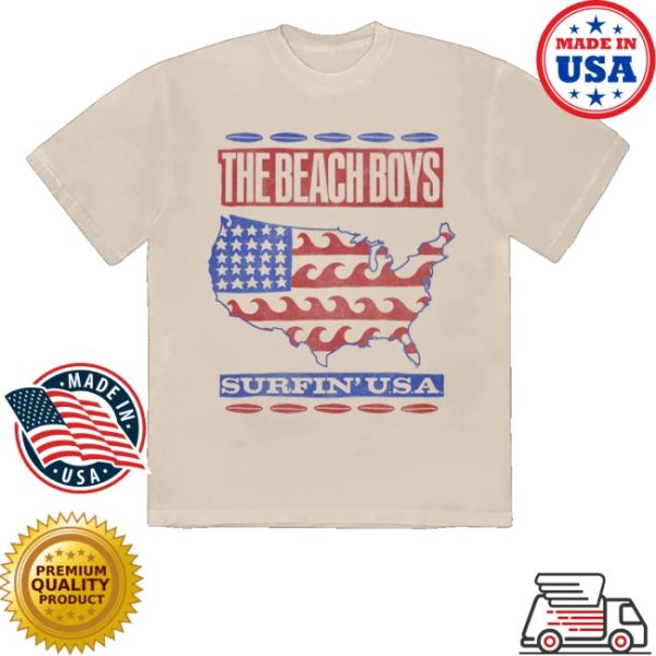 kenny The Beach Boys Merch Store Surfin Usa Flag Shirt