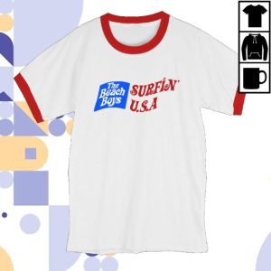 kenny The Beach Boys Merch Store Surfin Usa Ringer Shirt