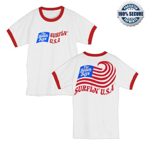 kenny The Beach Boys Merch Store Surfin Usa Ringer Shirtss