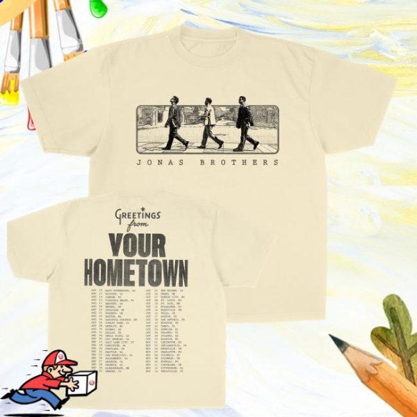kenny The Jonas Brothers Greetings From Your Hometown Jonas Road Tour Shirt