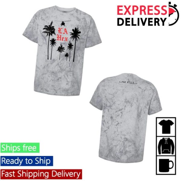 kenny The Kills Merch La Hex Palms Smoke T Shirtb
