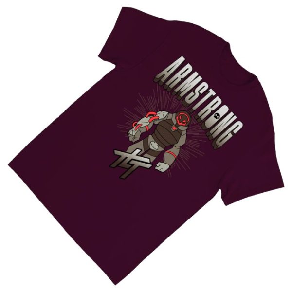 kenny The Living Tombstone Merch Armstrong Maroon Tee0