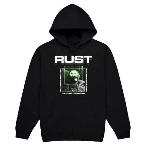 kenny The Living Tombstone Merch Rust Black Hoodie