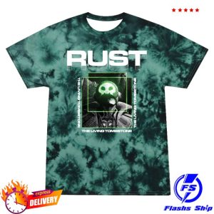 kenny The Living Tombstone Merch Rust Tie Dye Tee