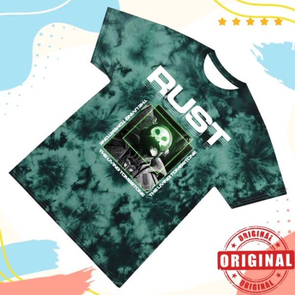 kenny The Living Tombstone Merch Rust Tie Dye Tee1
