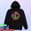 kenny The Living Tombstone Merch The Living Tombstone 8 Bit Rainbow Skull Black Hoodie