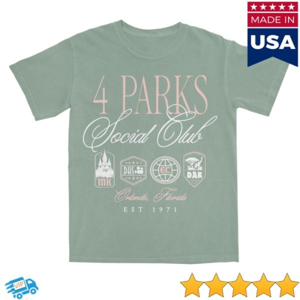 kenny The Lost Bros Merch 4 Parks Social Club Tee