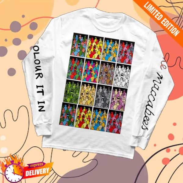 kenny The Maccabees Merch Colour It In Longsleeveb
