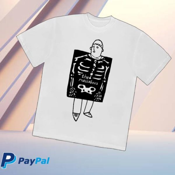 kenny The Maccabees Merch Skeleton White T Shirtb
