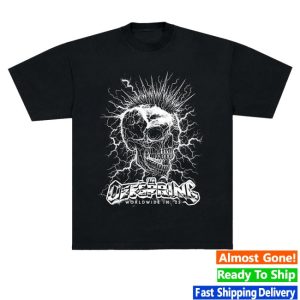 kenny The Offspring Merch Mohawk Skull 2025 Tour Tee1 kenny The Offspring Merch Mohawk Skull 2025 Tour Tee1