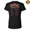 kenny The Offspring Merch Rose Skull 2025 Ladies Tour Tee